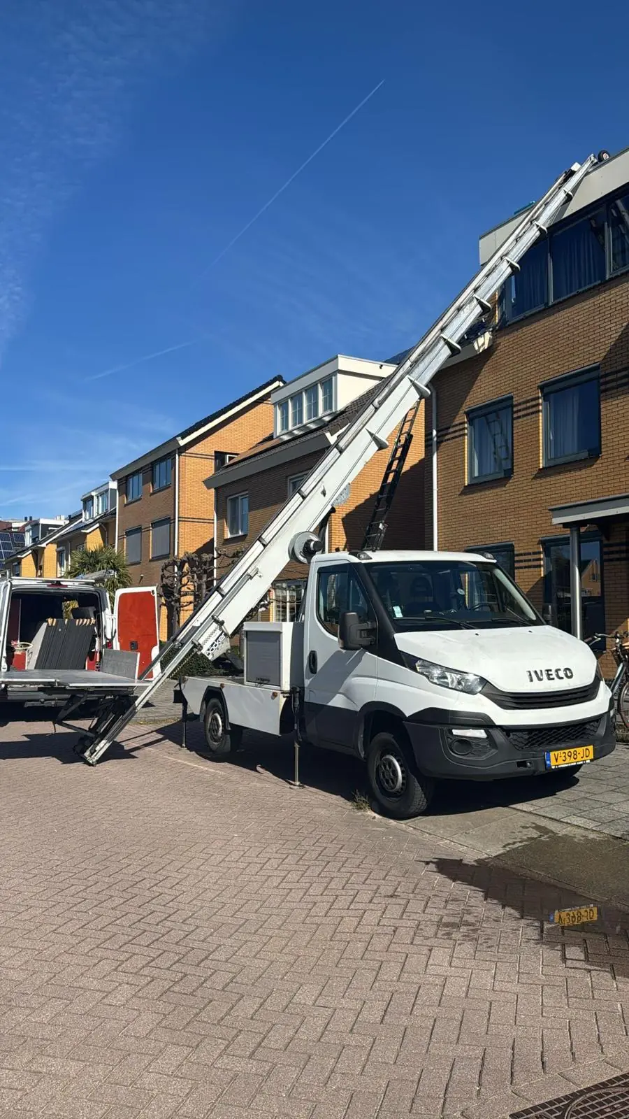 Verhuislift reikt tot bovenste verdieping