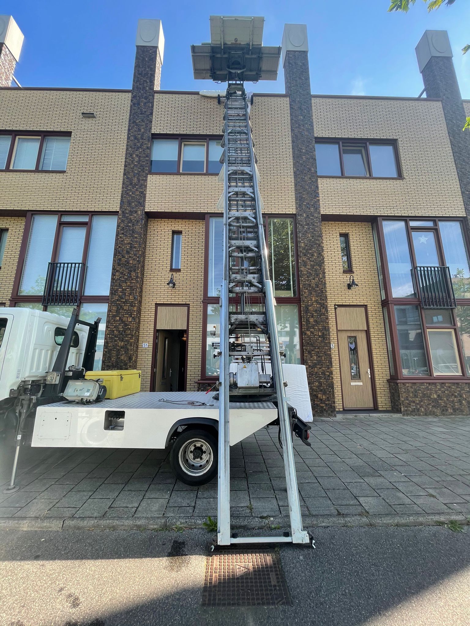 Spoed Verhuisliften met verhuislift voor appartementencomplex
